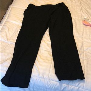 Soft black sweat pants